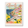 La Dolce Vita Limone Poster Stampe Retro Spritz Pittura su Tela Santorini Italia Viaggio Arte da Parete per Stanza Caffè Decorazione Quadro