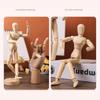 Multi Size Wooden Drawing Figure Drawing Manikin 8Inch/12Inch/16Inch Size For Professional Sketching And Art Training