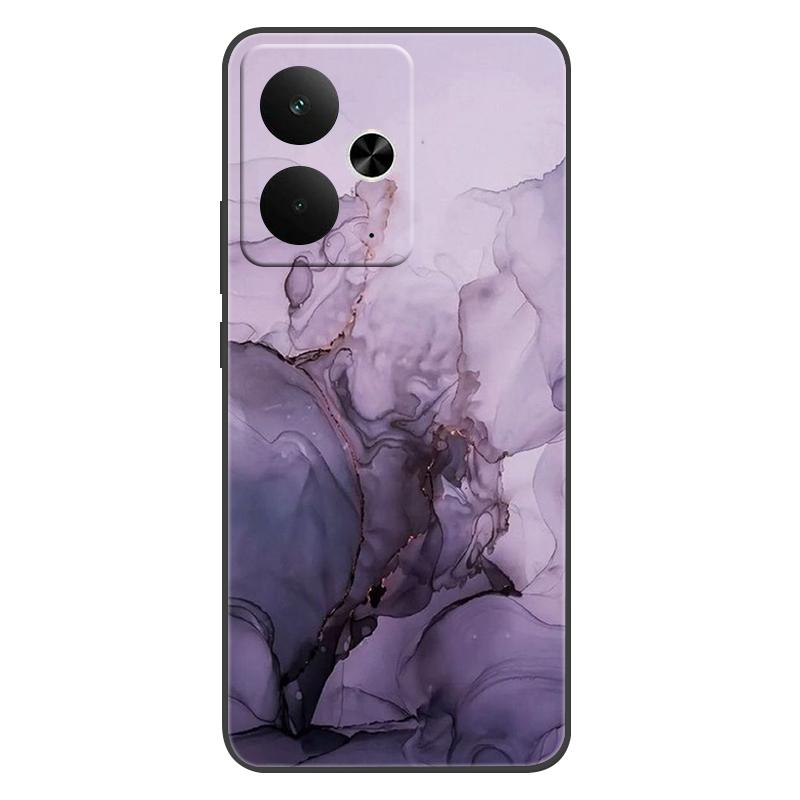For Realme 14T Case Luxury Marble Painted Cover Silicone Case For Realme 14T RMX5078 Soft Bags Realme14T Bumper Shells Coque