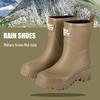 DAXTE Mid-Calf Work Rain Boots