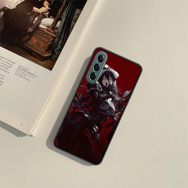 Albedo Overlord Phone Case For Samsung A04S A05S A15 A25 A35 A55 A14 A24 A34 A54 A71 A51 A41 A31 A21S A11 Galaxy Note 20 10 9 8
