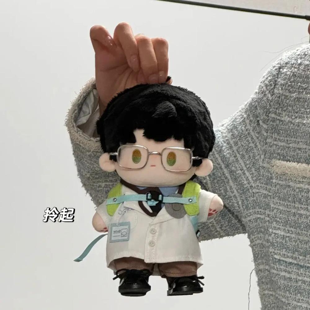 Love and Deepspace Zayne 20cm Cotton Doll White Coat Clothes Doctor Surgical Uniform Pants Tops Shoes Accessories for Idol Dolls