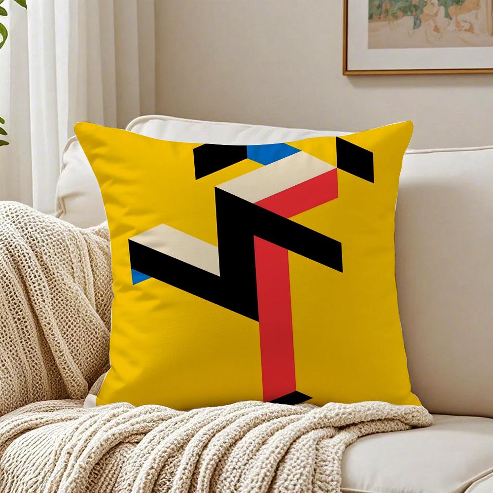 Famous Modern Minimal Design Style BBauhaus Cushion Cover Pillowcase Antidustmite Living Room Sofa Decor Cushion Room
