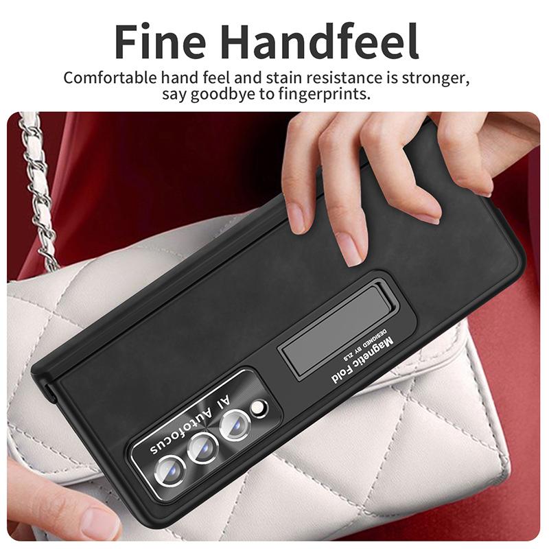 Magnetic Hinge Protective Case For Samsung Galaxy Z Fold 4 5g With Front Film Lens Cap Zfold4 All -Inclusive Case Fold4 Funda