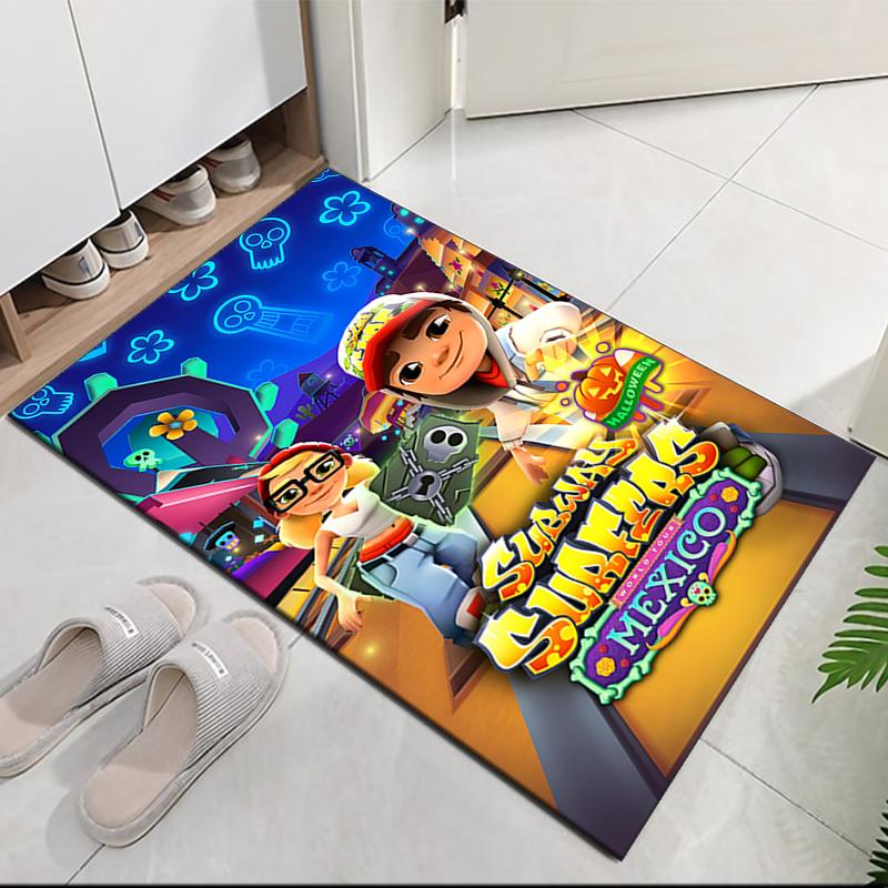 Subway Surfers Printed Carpetrugfor Office Chair Living Room Bedroom Kitchen Room Decor Gifts