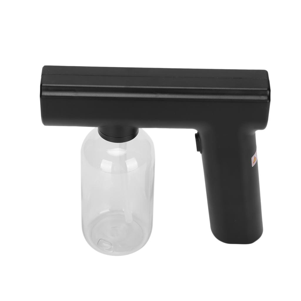 Portable Nanometer Mist Sprayer Gun Multifunctional Electric Fogger Wireless Cleaning SprayerBlack