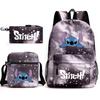 Printed Schoolbag Three-Piece Set, Primary And Secondary School Schoolbag, Backpack, Shoulder Bag, Pencil Bag.