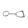 Equestrian Charm Keychain Stirrup Key Pendant with Snaffle Bit Design Alloy Texture Key Rings Suitable for Horse Lovers