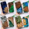 Hybrid Wood Resin Case For OPPO Find X9 X5 X6 X8 Pro OPPO Reno 12F 14F 13F 11F 10 12 13 14 Pro 7 8 Lite Cover