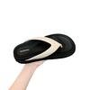 Sheepskin version~ Casual versatile toe simple flip-flops women's summer wear thick-bottomed cool slippers genuine leather