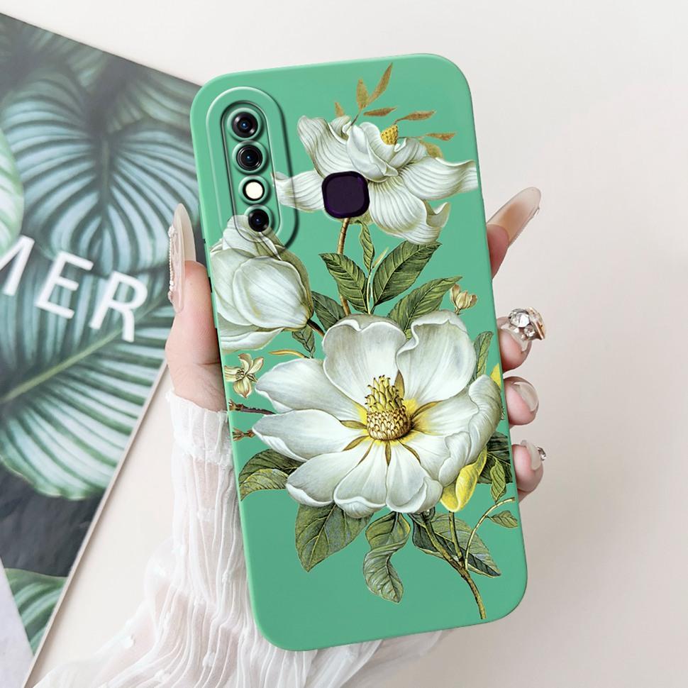 For Infinix Hot 8 Case Hot8 X650C X650B Cover Silicone Soft TPU Funda Phone Case For Tecno Camon 12 Camon12 Shell