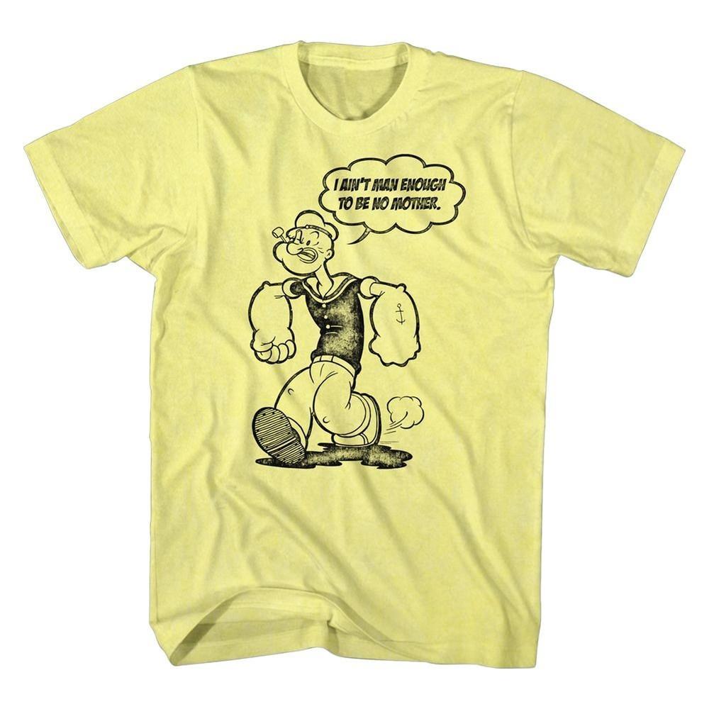 

Popeye - Man Enough - Short Sleeve - Heather - Adult - T-Shirt L