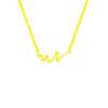 Hot neck stainless steel necklace jewelry female fashion temperament line pendant light luxury niche colorfast clavicle chain.