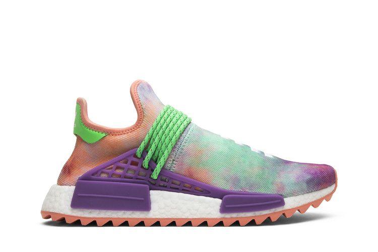 Męskie Trampki adidas Human Race NMD Pharrell Festiwal Holi (Koral Kredowy) Koralowy Kredowy/Zielony Błysk-Fioletowy Laboratoryjny