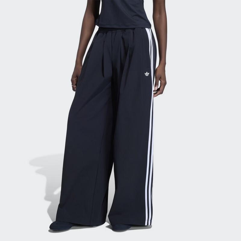 Adidas Women s Straight Wide-Leg Woven Pants KY5185 M чёрный