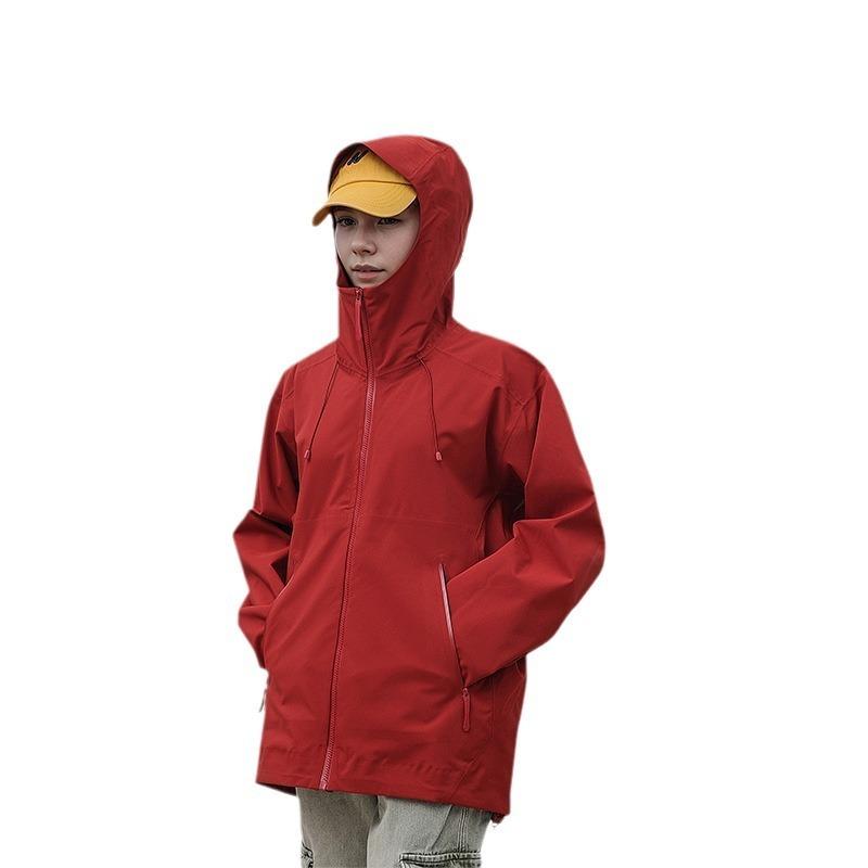 Nouvelle veste hardshell d'alpinisme d'extérieur pour homme, tissu triple épreuve, tendance mode, multicolore en option, manteau de couple