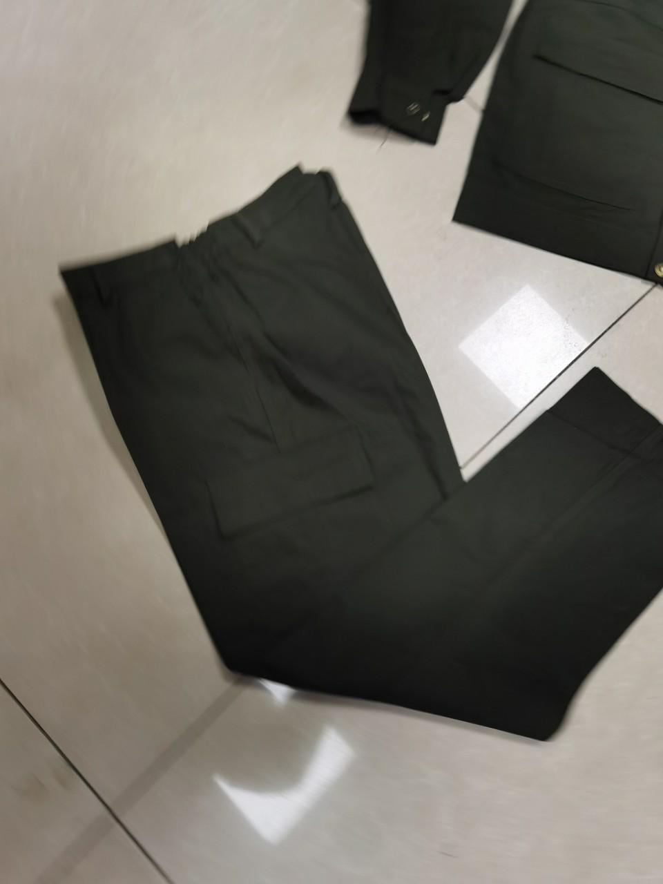 

Комплект повсякденного одягу з чистої бавовни з вишивкою, приталеного крою з багатьма кишенями - Спортивний костюм з довгим рукавом для зварників для весни/літа з безкоштовною доставкою 4XL