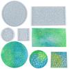 Coaster Silicone Resin Mold Round/Square/Rectangle Resin Epoxy Casting Molds for Wedding Party Home Table Ornaments