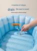 Portable Folding Baby Bathtub: Multi-functional for Sitting and Lying Down - Ideal for Infants and Toddlers.