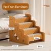Non-Slip Pet Stairs for Bedside & Sofa - Four Seasons Use, Ideal for Small and Older Dogs