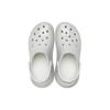 Crocs EVA Bright Puff Hole Shoes 5.2cm Unisex Grey