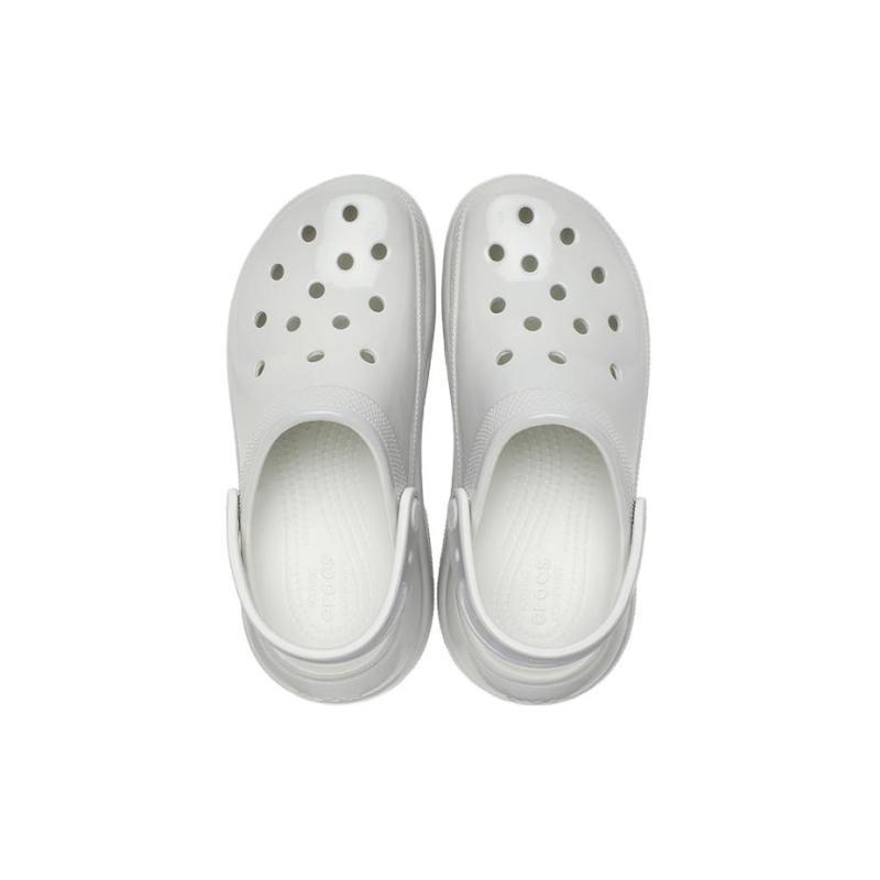Crocs EVA Bright Puff Hole Shoes 5.2cm Unisex Grey