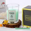 White Frosted Glass Scented Candle: High-End, Atmospheric, Creative Souvenir