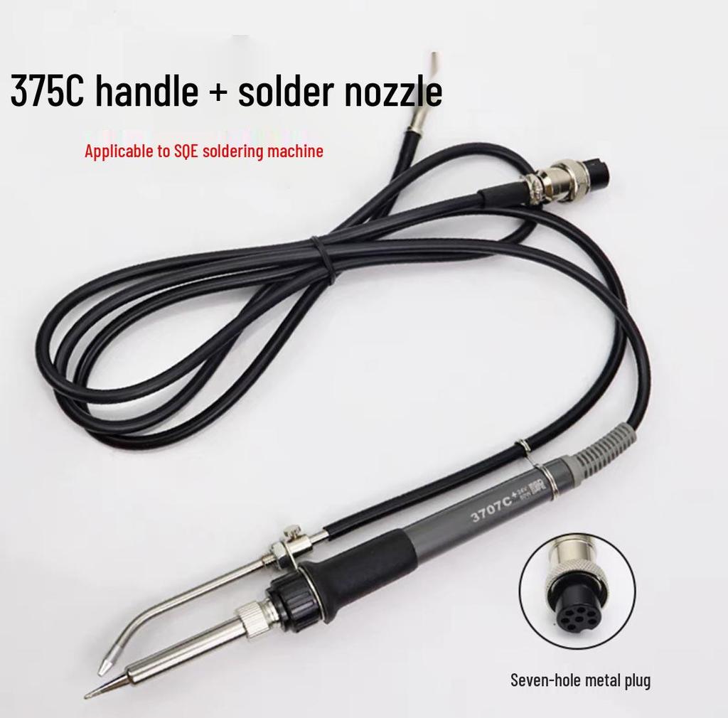 Automatic Soldering Machine Accessories: Iron Handle, Feed Tube, Feed Box, Gear, Nozzle, and Head