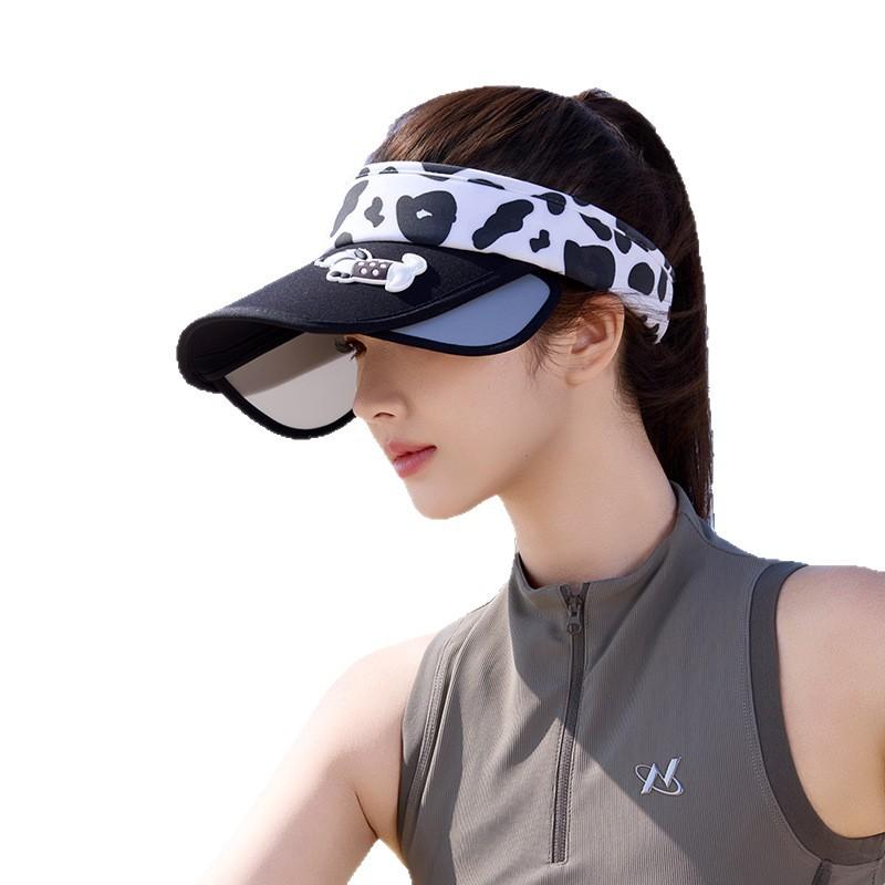 New leopard print empty top hat beach sun hat summer empty top hat outdoor sun hat sun protection hat women