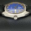USED SWISS FAVRE LEUBA GENEVE DUOMATIC 1906 MENS BLUE DIAL WATCH A432155-2 R110-a432155