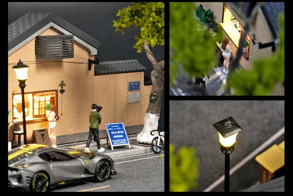 Freestyle Collector SHOUCANGJIA Nanjing Yihe Road 12 Nanjing Famous Cafe Diorama (FREESTYLE) 1/64 (Iwa Road) No. SCJ82051-A