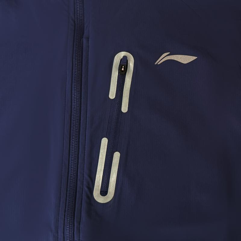 Li Ning Summer Sun Protection Breathable Sports Windbreaker Unisex Outerwear Blue White AFDVA85-4
