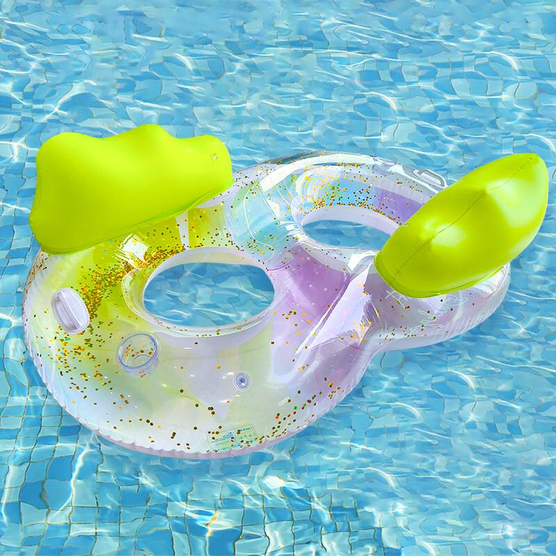 Cloud Couple Inflatable Double Swimming Ring