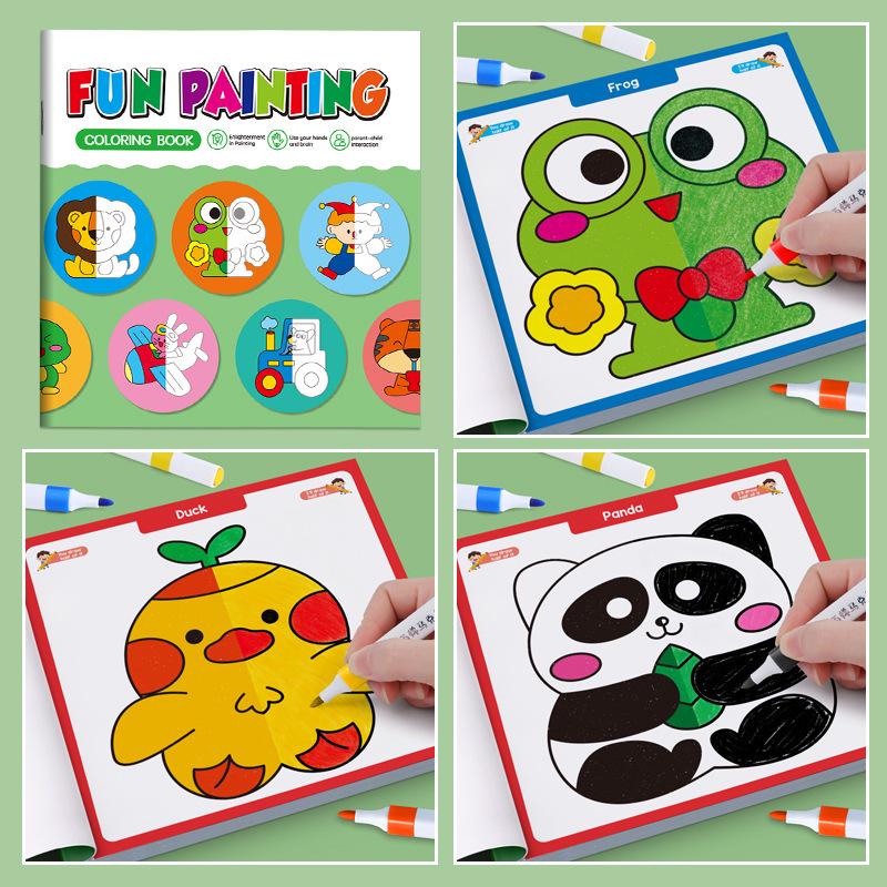 Children s Fun Drawing & Doodle Book: Kindergarten Art & Coloring 32 Pages with CE+CPC