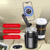 Multifunctional Car Cup & Mobile Holder Secure Not Slip Designings Car Cup & Phone Stand ABS for Convenient Travel Use