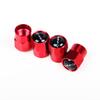 4pcs Key Chain Metal Wheel Tire Valve Caps Stem For C-HR Avensis Auris Hilux Corolla Camry RAV4 Car Badge Auto Accessory