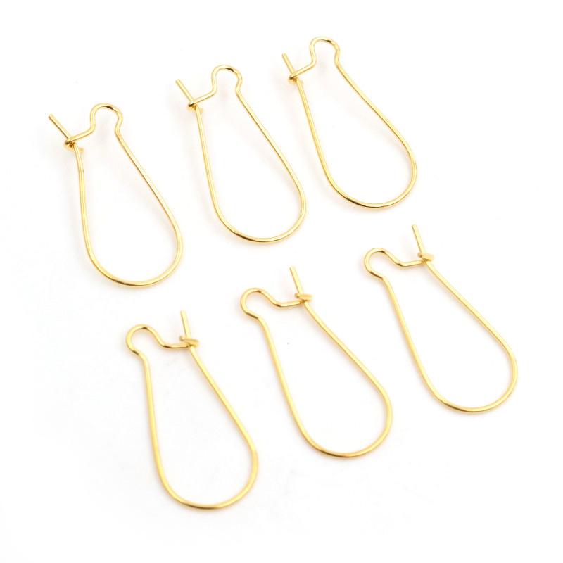 100pcs/Lot 11x24mm/16x38mm/9x18mm Silver Plated /Rhodium/Gold Color Earring Hooks Earring Ear Wires Findings DIY Jewelry Making