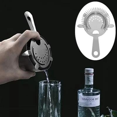 With Spring Cocktail Strainer Stainless Steel Ice Filter Bar Accessories Bar Strainer  Bartender
