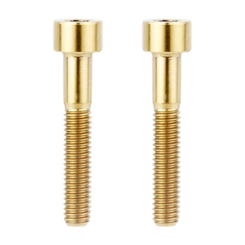 2Pcs Light Weight Metal Alloy Cycling Stem Cover Screws Bicycles Headset Bolt Socket Cap Head Bolts Screw Enduring