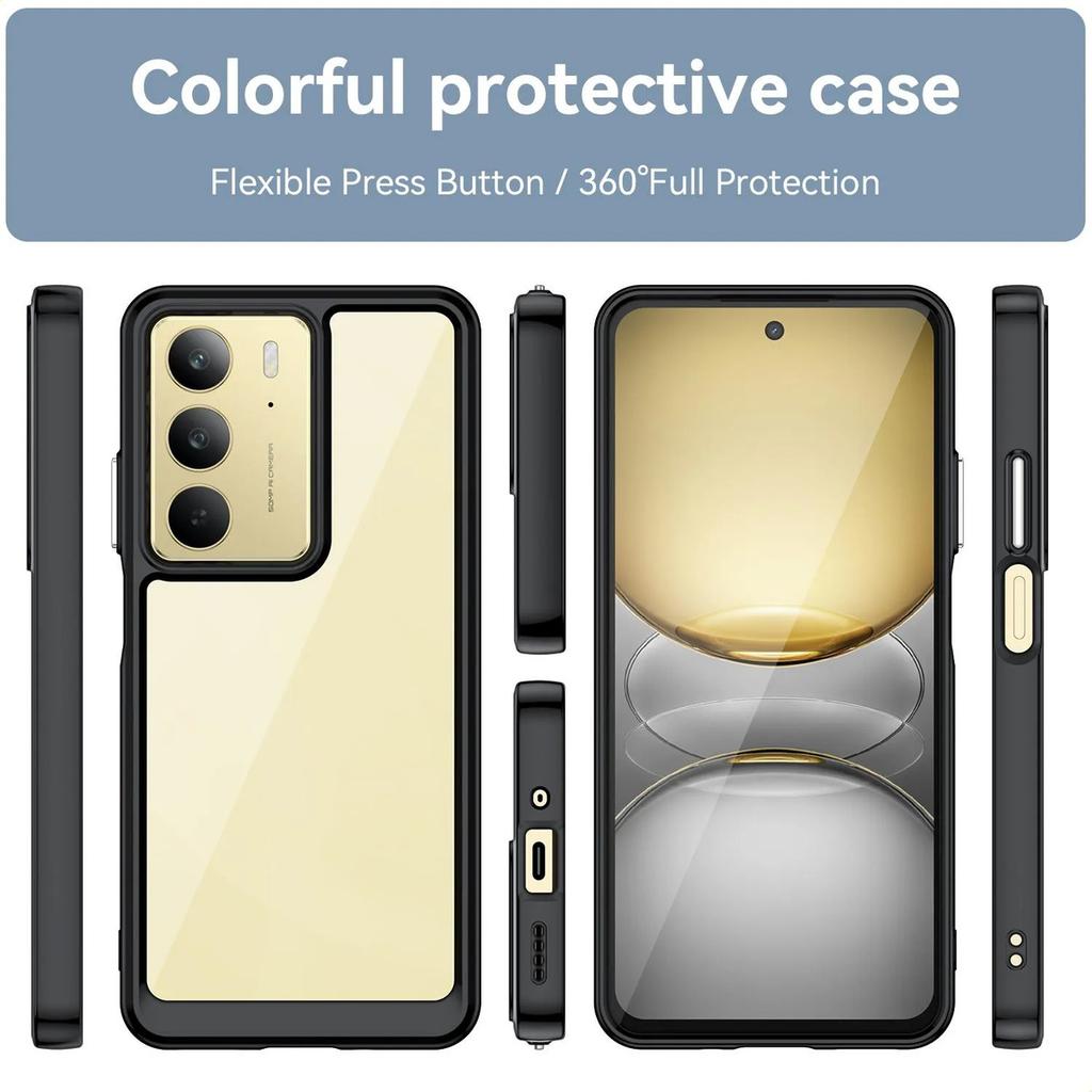 Phone Case For Oppo Realme C75 , Clear Transparent Phone Case Cover For Oppo Realme C75