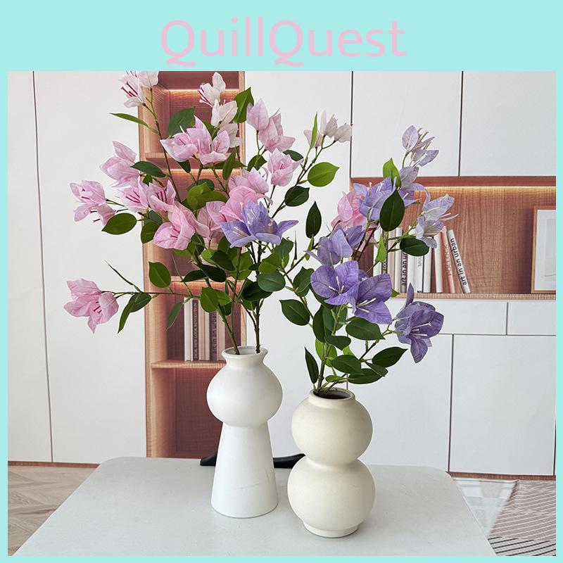 Bougainvillea Artificial Spp Flower Arrangement With Soft Plastic For Home Decor