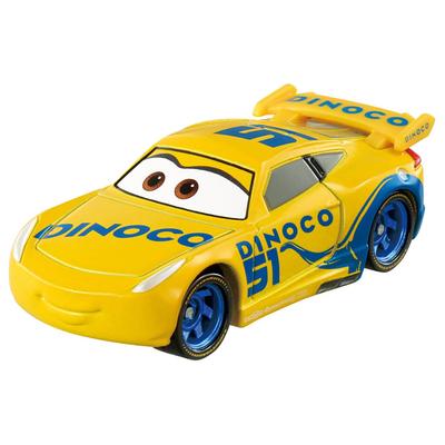 TAKARA TOMY "Disney Cars Tomica C-06 Cruz Ramirez (DINOCO Racing Type)" Miniature Car Toy for Ages 3 and Up, Boxed, Meets Toy Safety Standards, ST