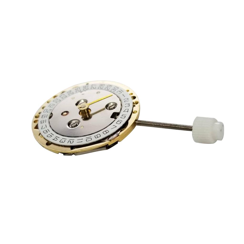 Quartz Movement Watch Accessories 2 Hands 6 Jewels Date At 3' Watch Movement With Battery For ISA 222 Movement Watch Repair