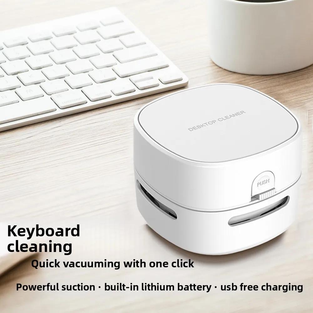 Rechargeable New Handheld Vacuum Cleaner for Household Portable Desktop Cleaning Brush All in One Wireless Mini Vacuum Cleaner