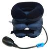 Jia He Neck and Shoulder Support: Three-Layer Half-Velvet Blue Cervical Traction Device