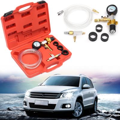 6pcs Vacuum Cooling System Car Auto Radiator Coolant Refill Purging Tools Gauge