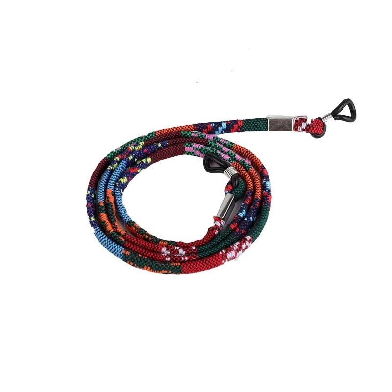 6pcs Bohemia Glasses Cord Lanyards Stretchy Eyeglasses String Skin Friendly Spectacles Rope Chains Elastic Eyewear Accessories