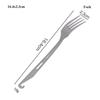 Long Handle Titanium Spoon Environmental Light Titanium Cookware Outdoor Camping Fork  Outdoor Tool