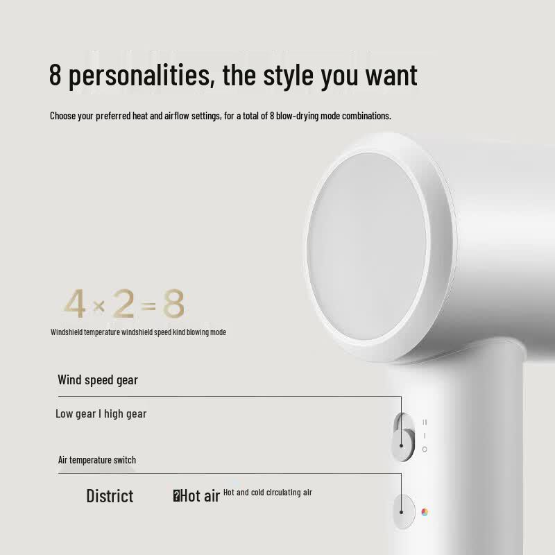 Xiaomi Mijia H501 SE High-Speed Hair Dryer CN plug (adapter included)