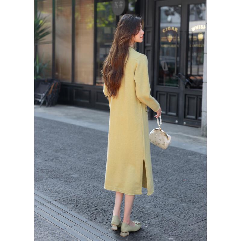 ITISF4 Retro Embroidered Zen Tea Dress